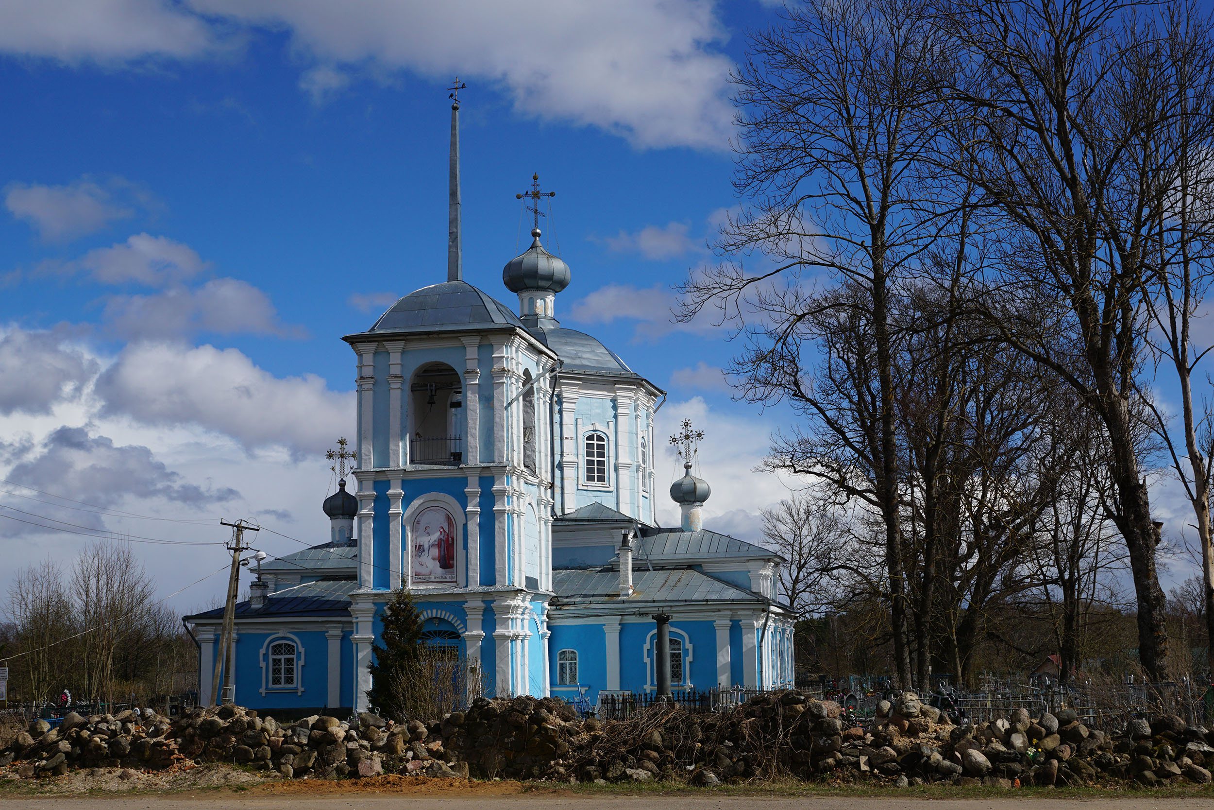 Опоки, Порховский район, Псковская область. Церковь Благовещения. 1772 год.